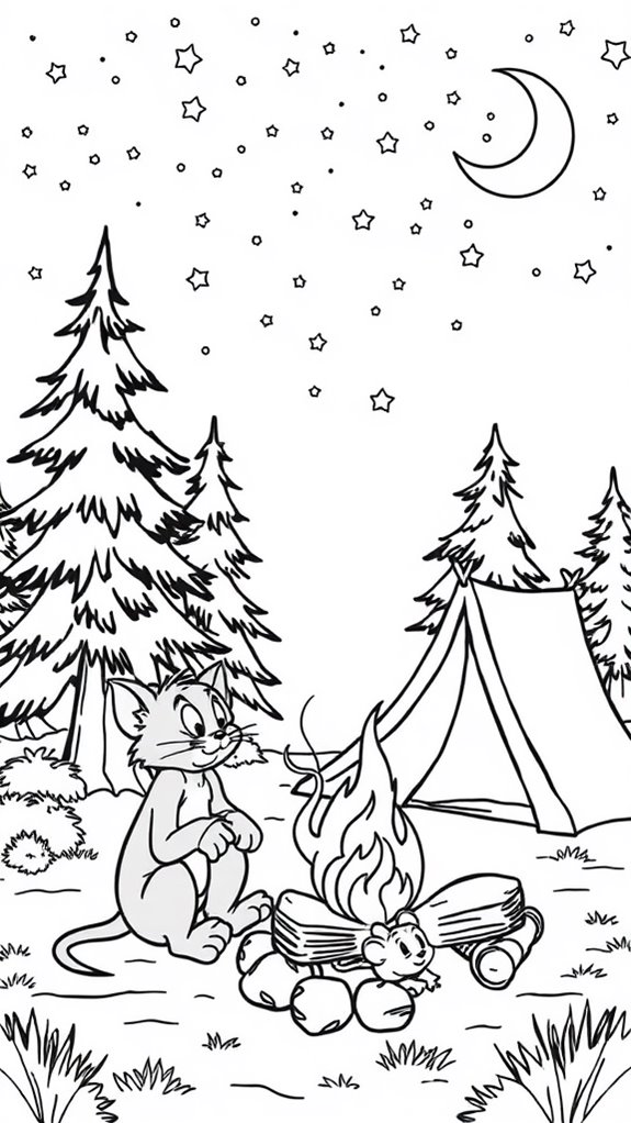 tom and jerry camping fun