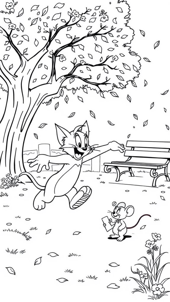 tom and jerry coloring fun