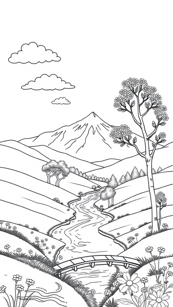 tranquil nature art activity