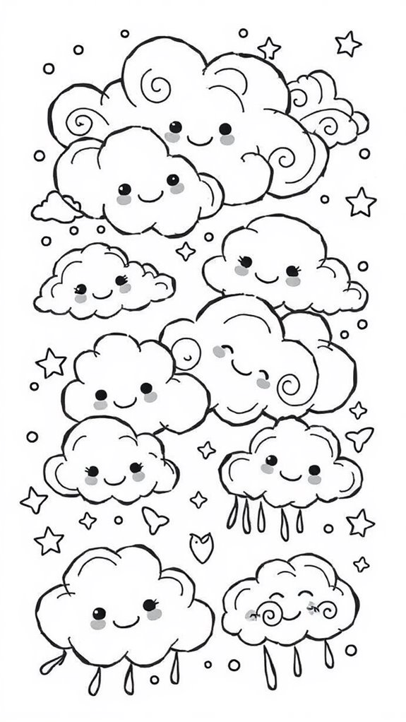 whimsical sky art activity