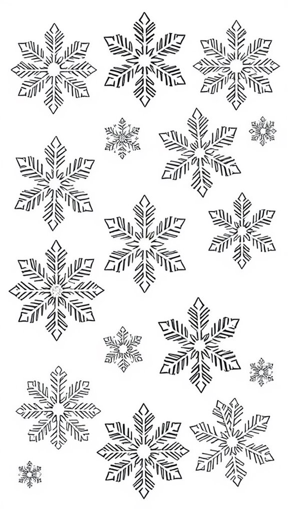 winter themed coloring activity