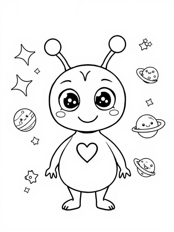 adorable extraterrestrial art activity
