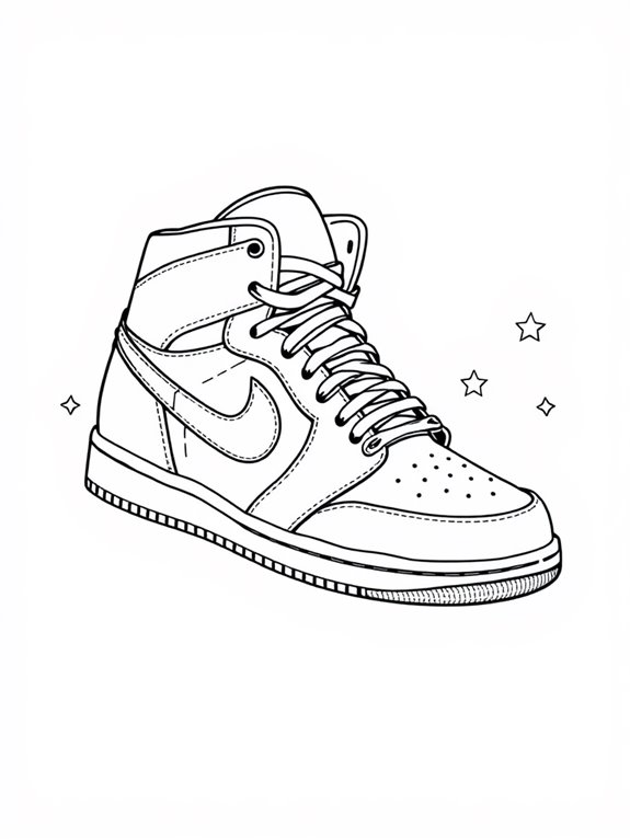 air jordan coloring page