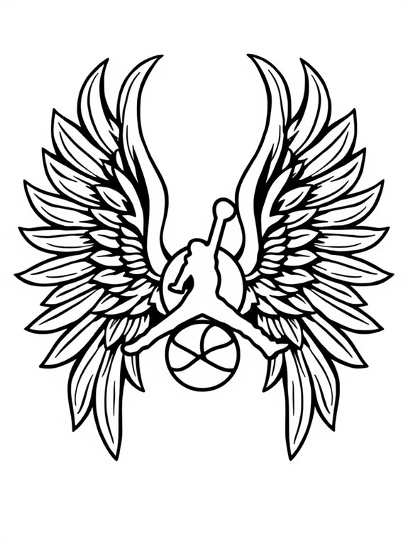 air jordan coloring page