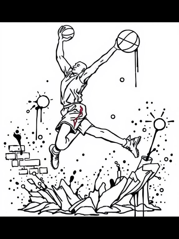 air jordan coloring page