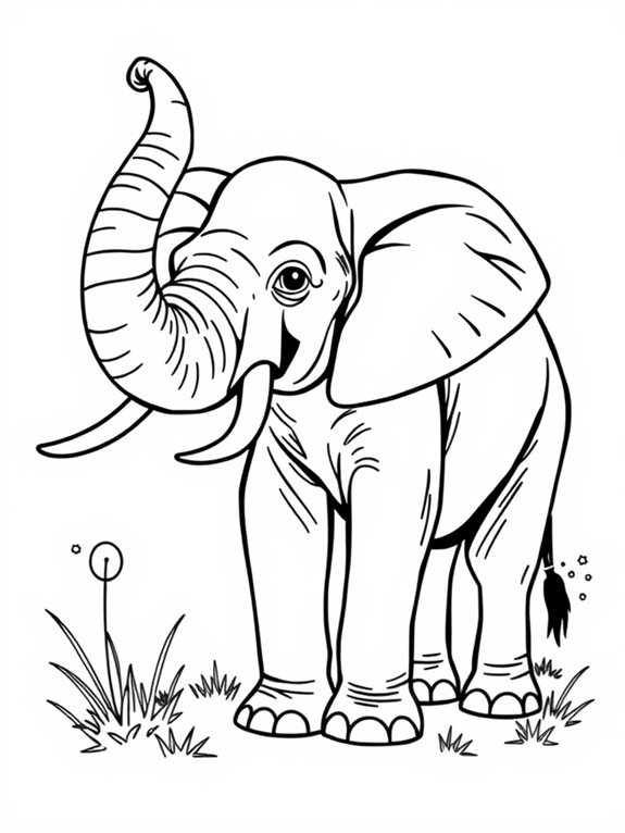 animal coloring page design