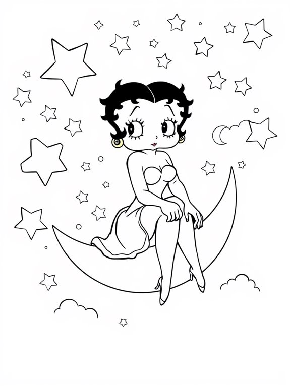 betty boop night scene
