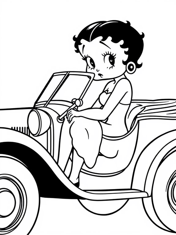 12+ Free Printable Betty Boop Coloring Pages for Fun ...