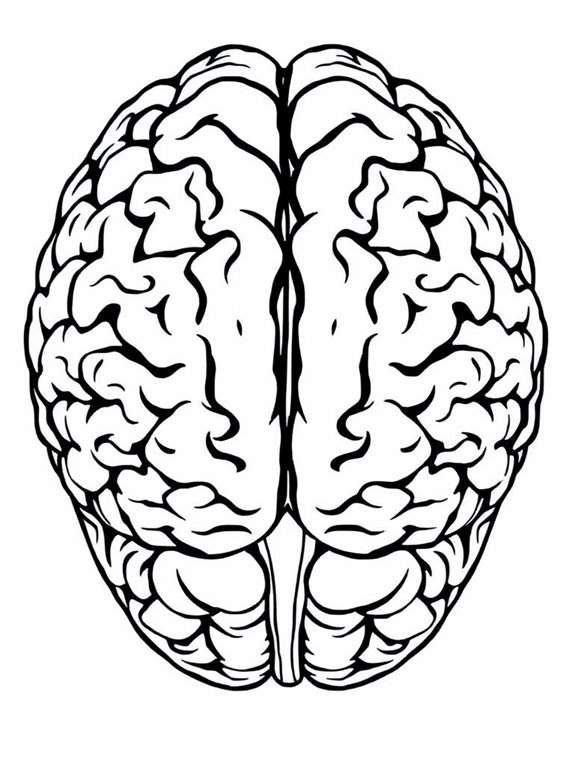 brain anatomy coloring activity