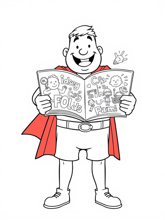 captain underpants coloring page