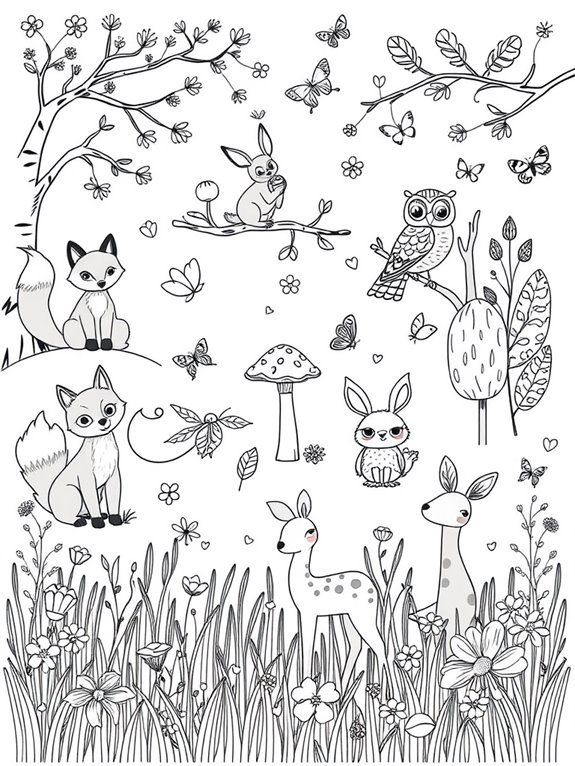charming forest animal designs