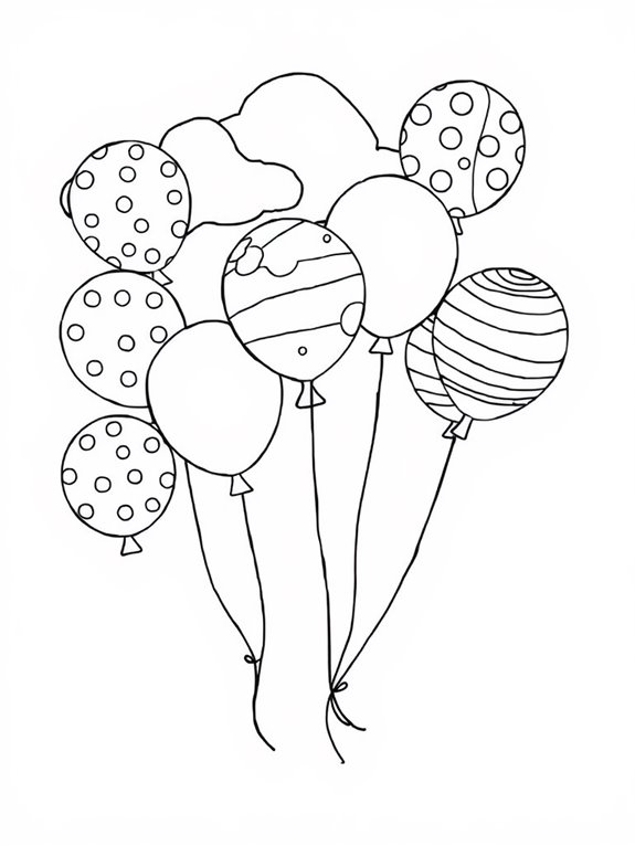 colorful balloon art activity