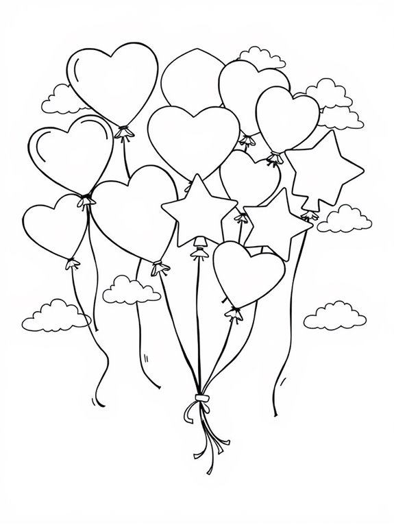 colorful balloon themed fun