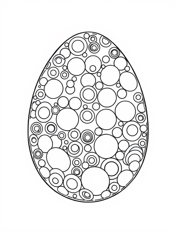 colorful easter egg design