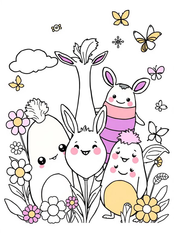colorful fantasy scene coloring