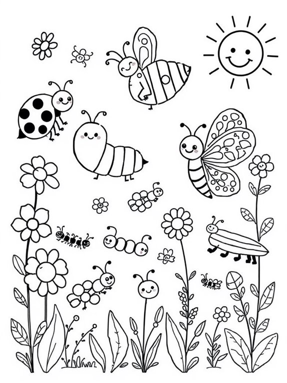 colorful insects for kids