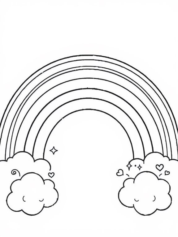 colorful rainbow art activity