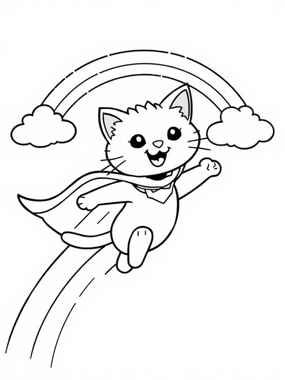 colorful super kitty adventure