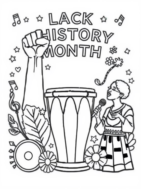 coloring page for celebration