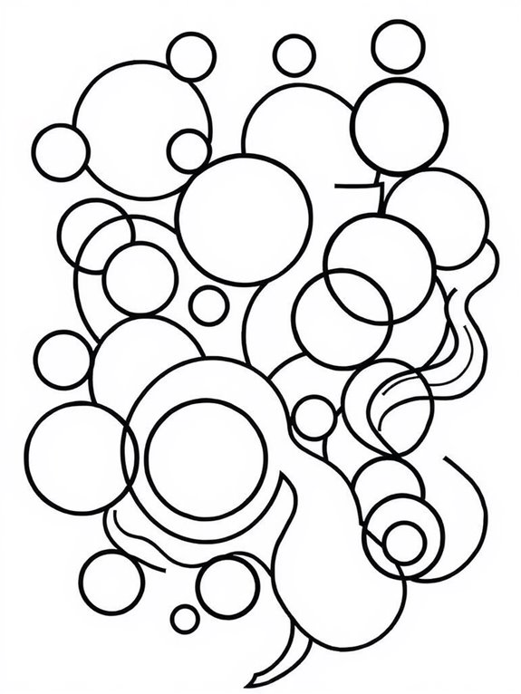 coloring page of shapes