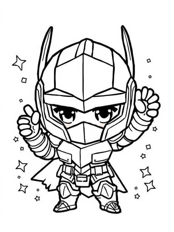 cute chibi character design