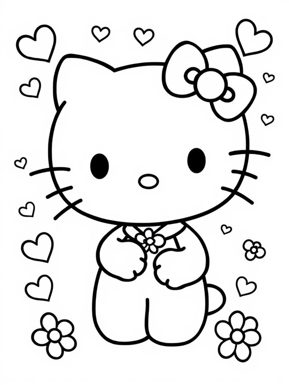 cute hello kitty art