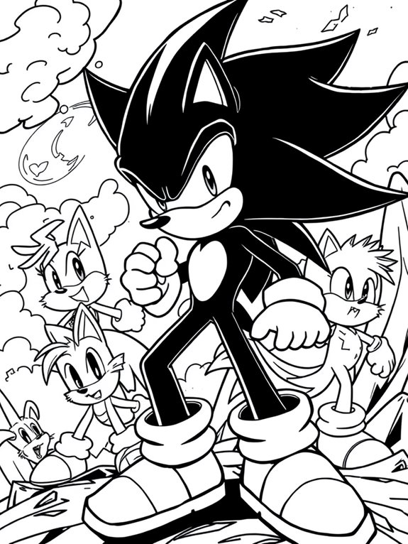 dark sonic and friends