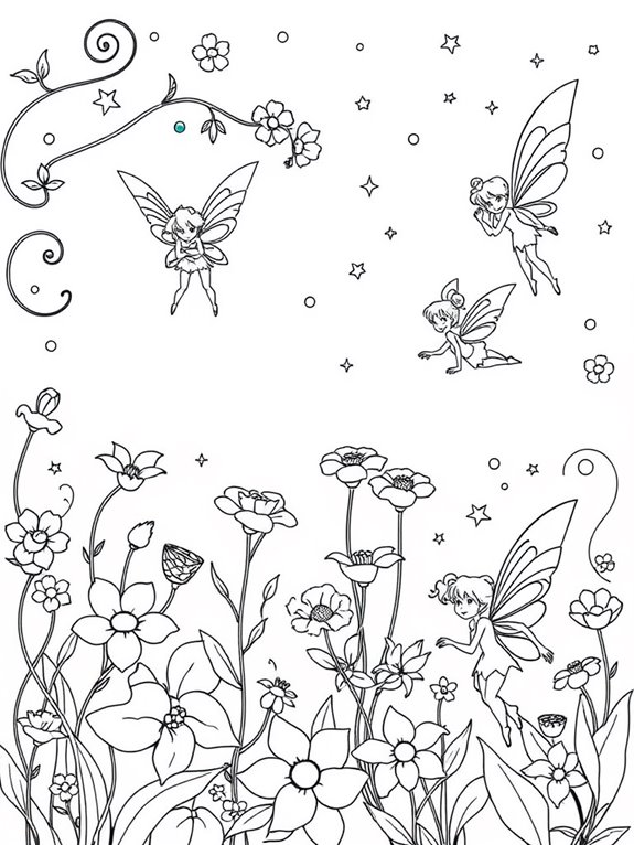 disney fairies coloring page