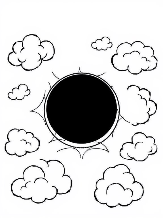 eclipse coloring page design