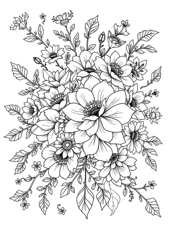 floral design diwali art