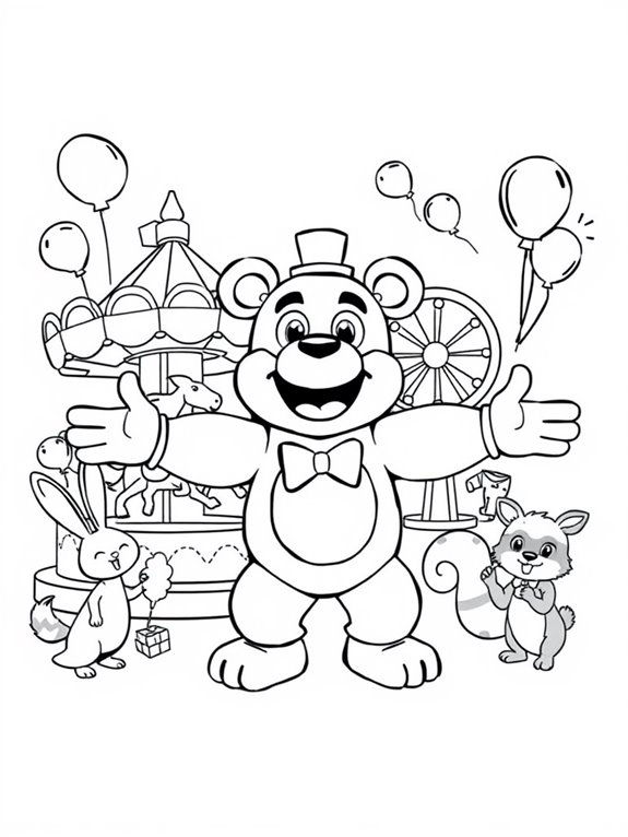 freddy s fun park art