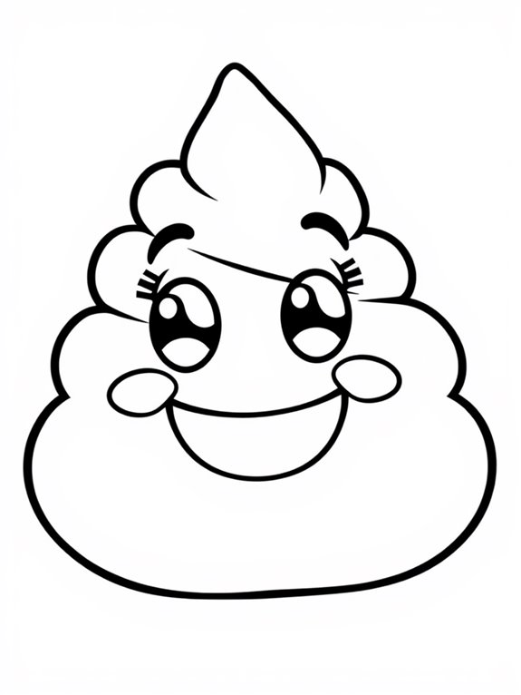 fun poop emoji art