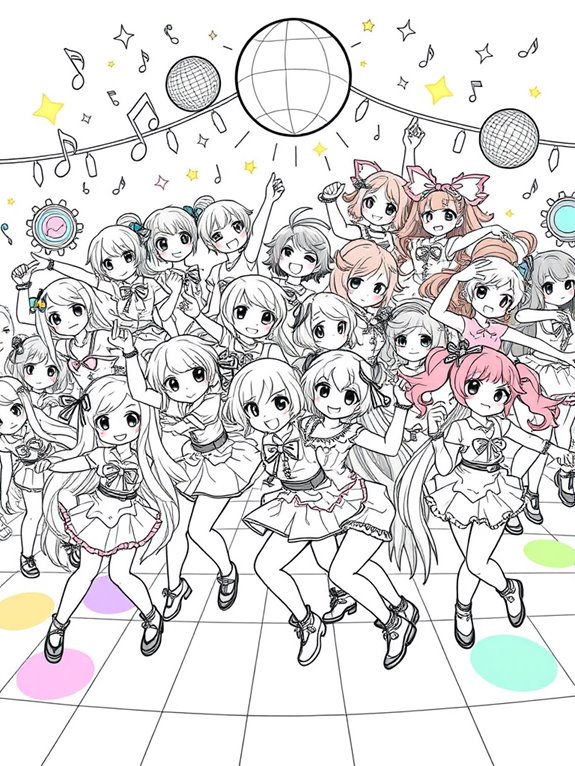 gacha life coloring activity