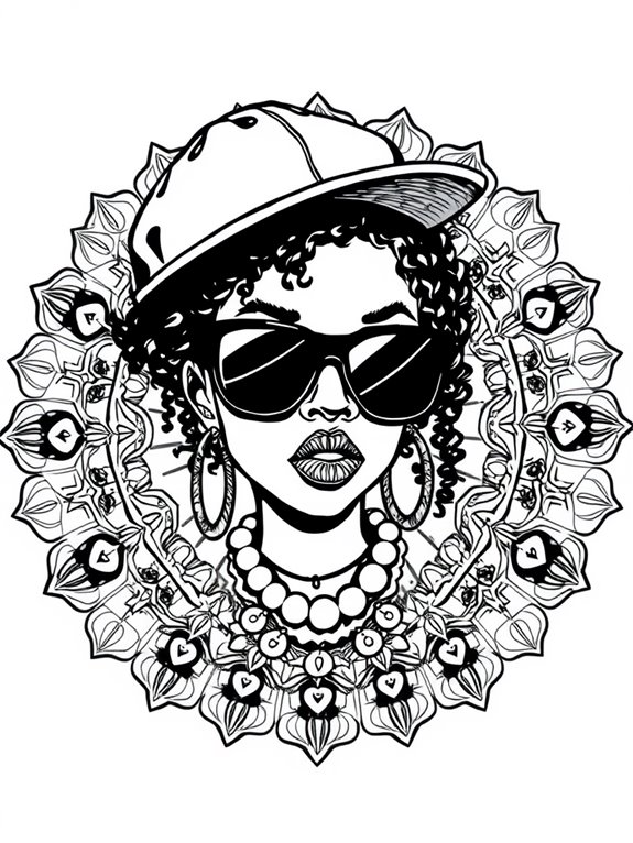 gangsta black girl art