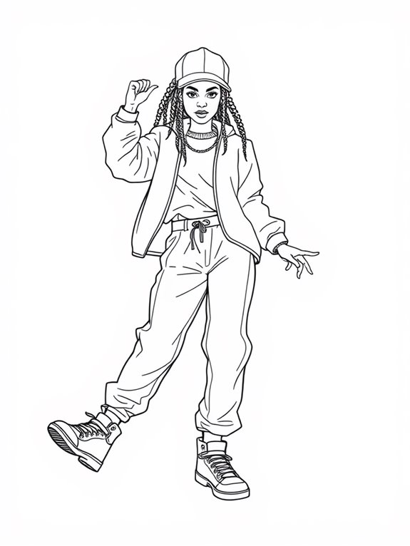 gangsta girl dancing art