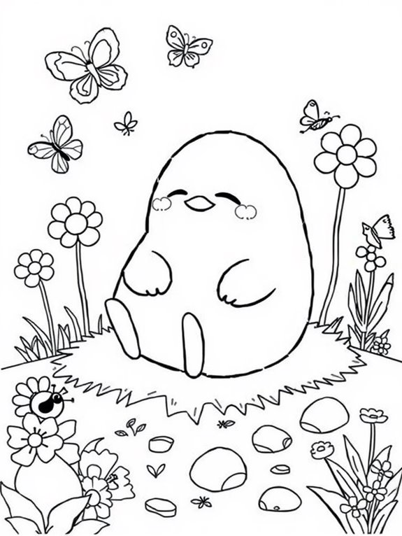 gudetama in garden fun