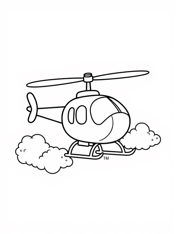 helicopter flying in sky
