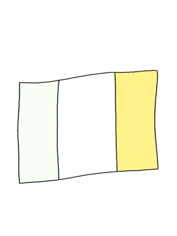 irish flag coloring activity
