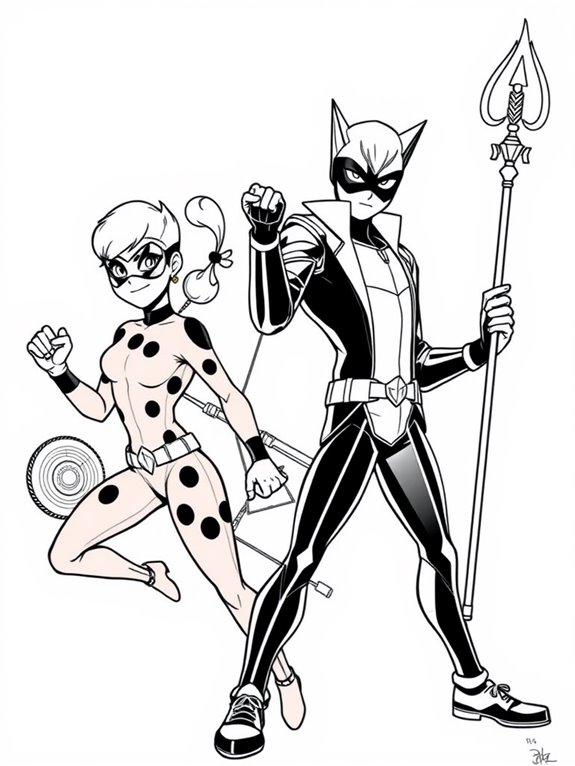 ladybug and cat noir