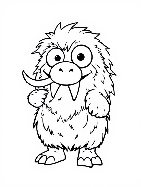 mammott coloring activity page