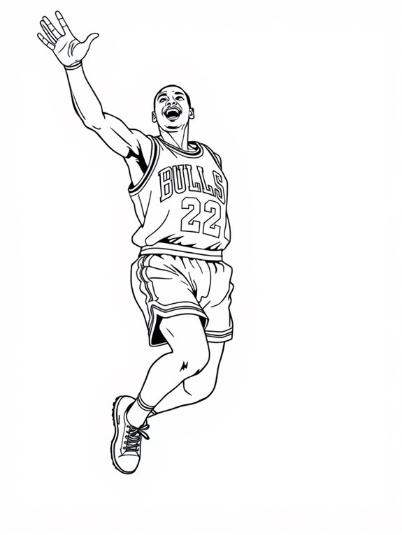 michael jordan celebration art