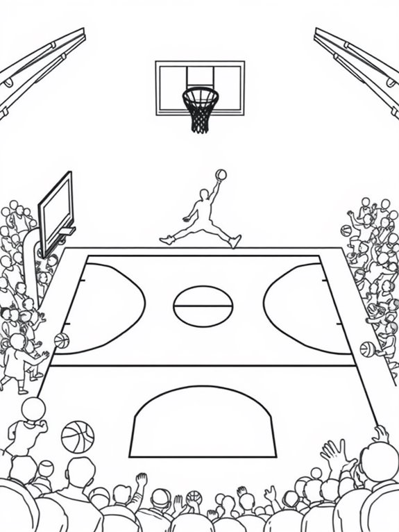 michael jordan coloring page