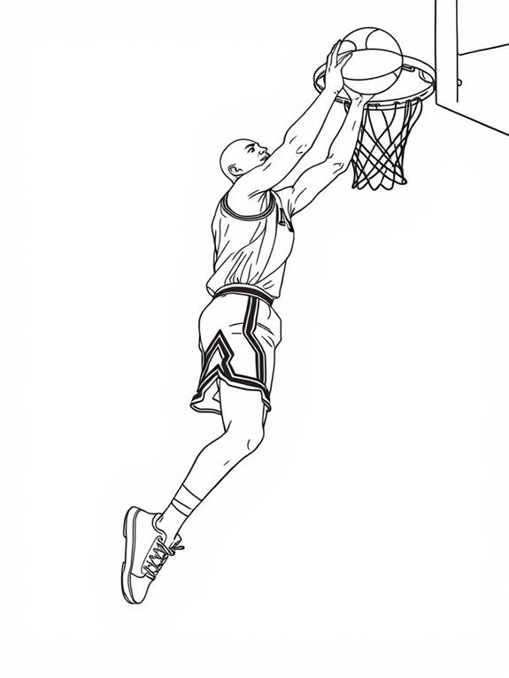 michael jordan coloring page