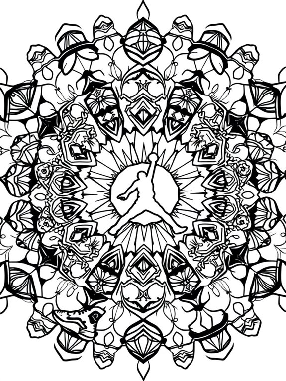 michael jordan coloring page