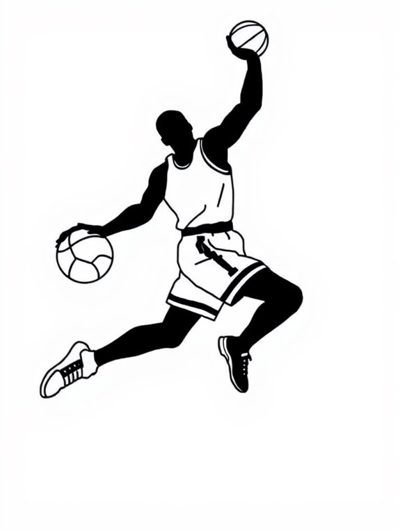 michael jordan coloring page