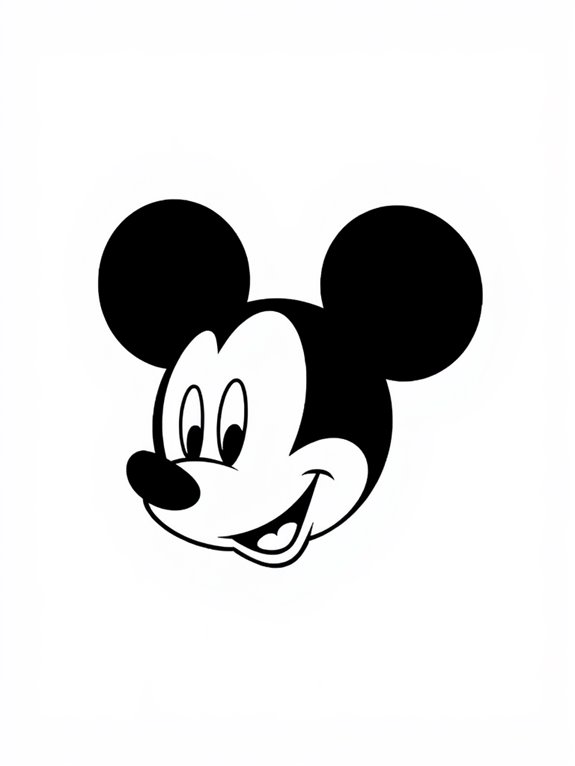 mickey mouse coloring page