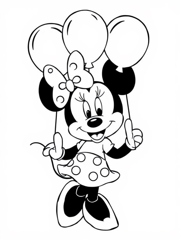 minnie mouse balloon fun
