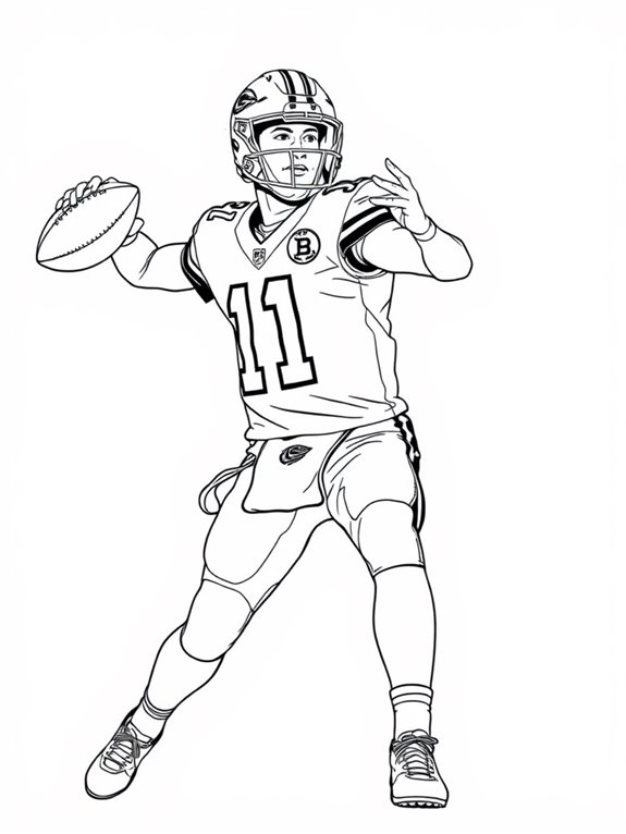 patrick mahomes coloring page