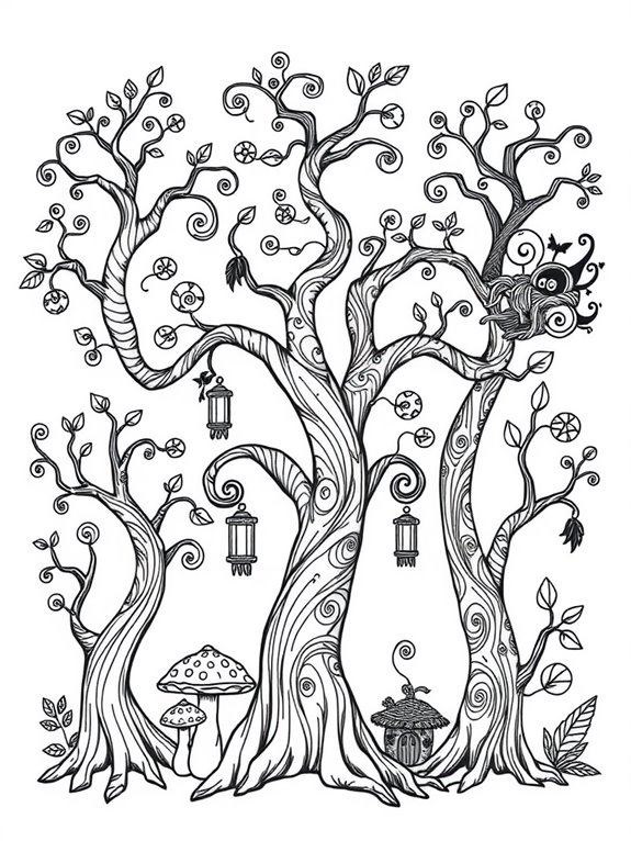 playful tree designs await