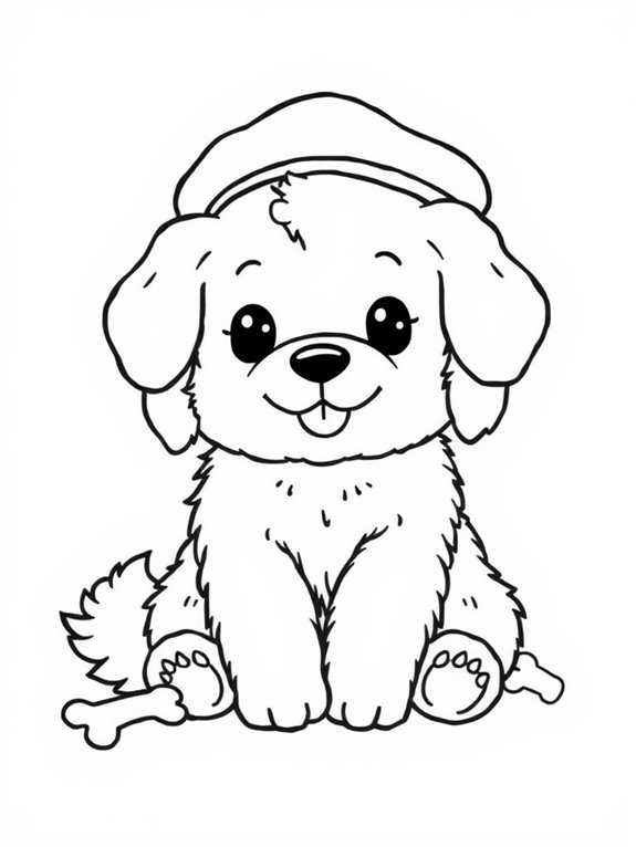 pompompurin coloring page design